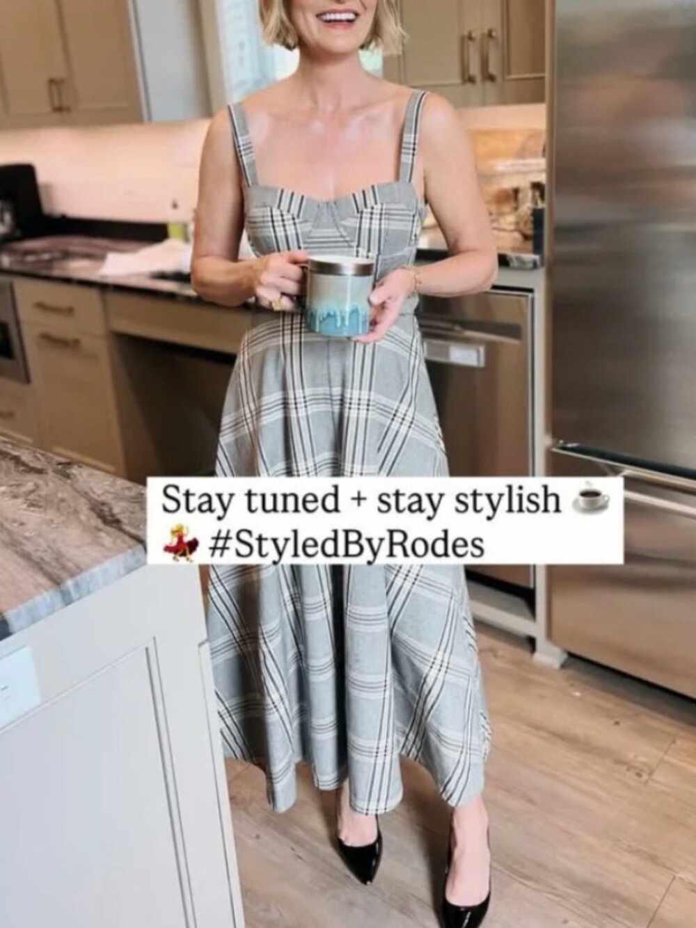 BEST Cara Cara NYC Calypso Midi Dress - Raymond Plaid Party Retro Classic US4